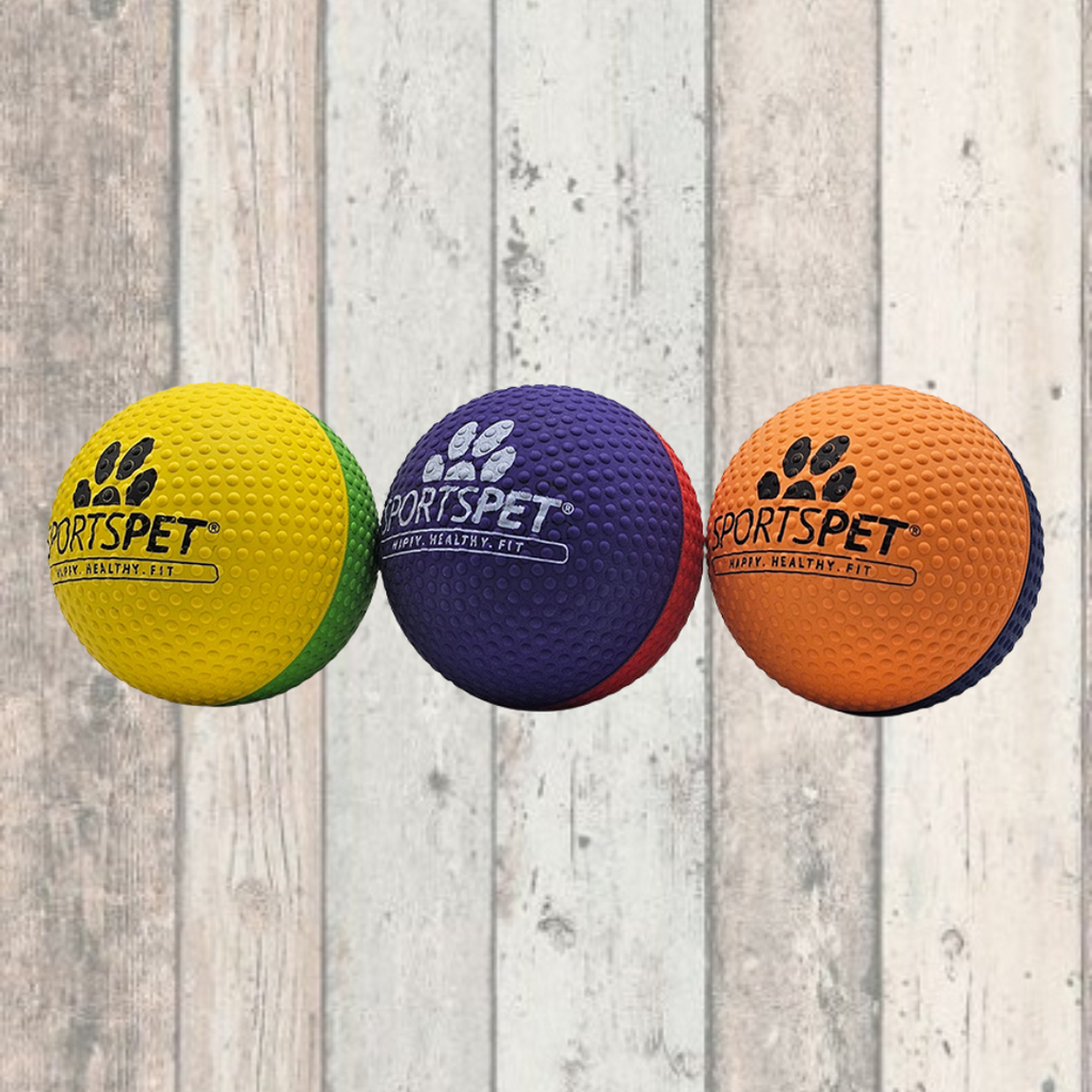 SportsPet Dimple Scented High Bounce Balls