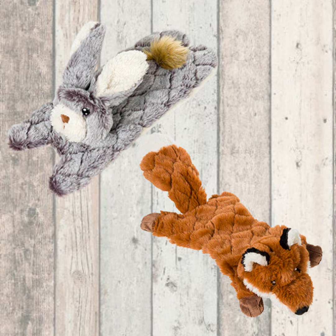 Stuffing Free Woodland Animals Dog Toy