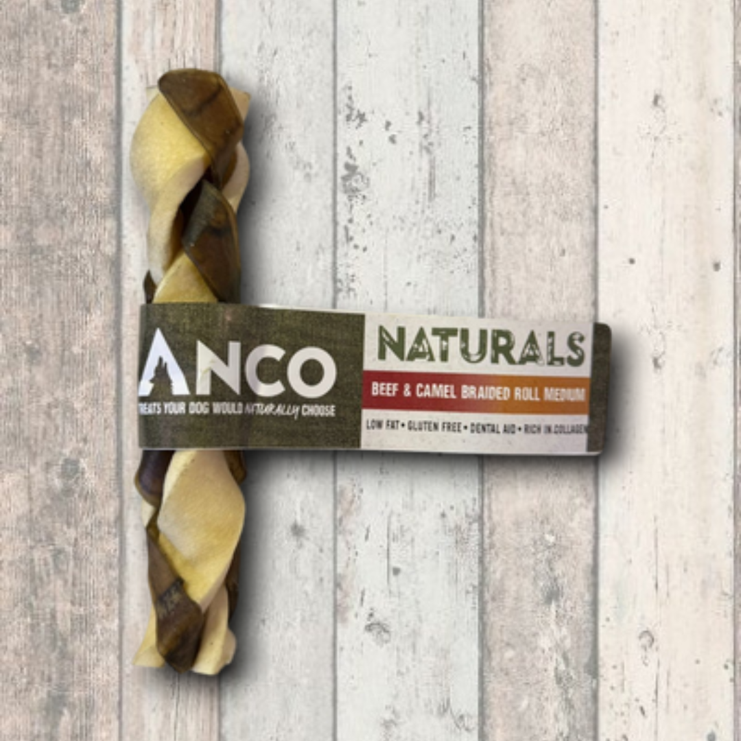 Anco Beef and Camel Braided Roll
