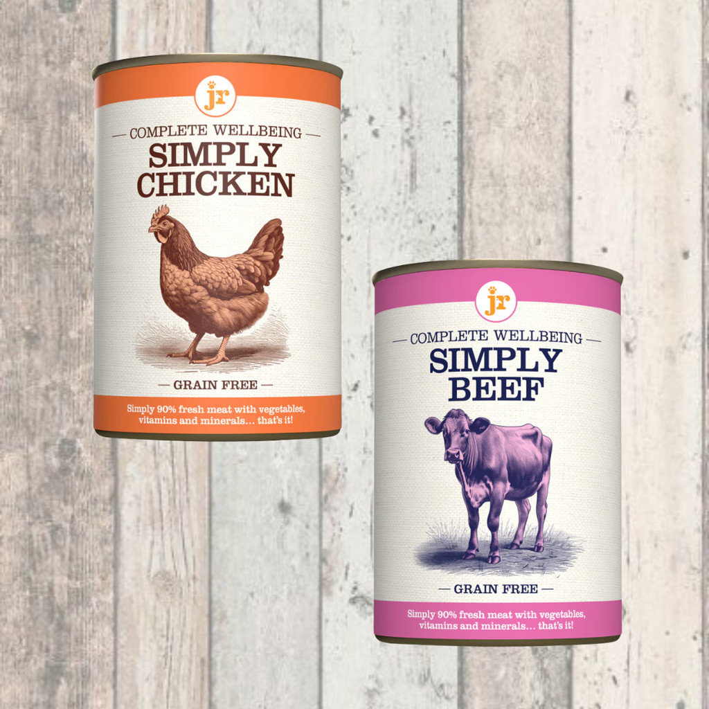 JR Complete Wellbeing Wet Food for Dogs in 400g Tins