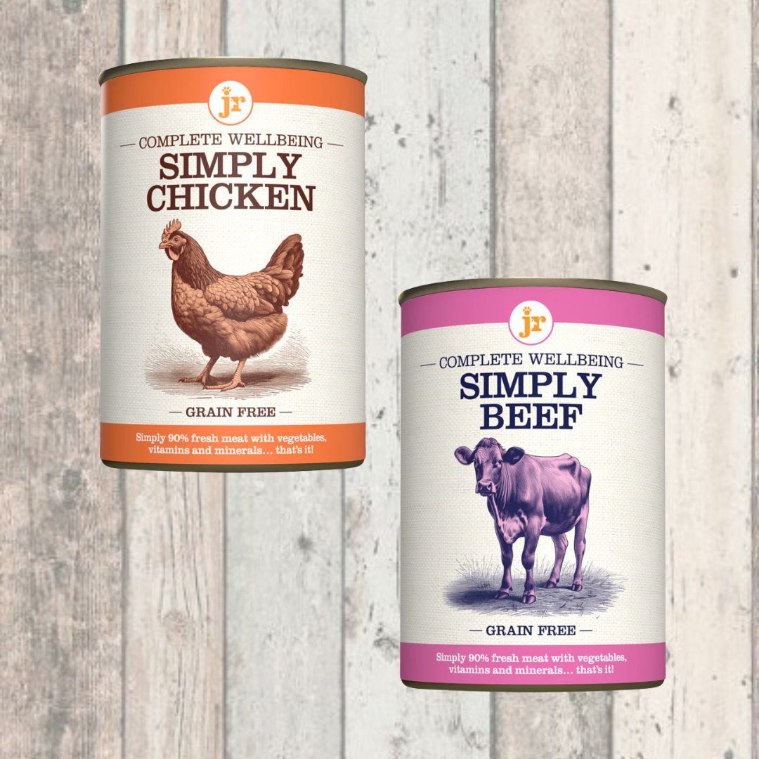 JR Complete Wellbeing Wet Food for Dogs in 400g Tins
