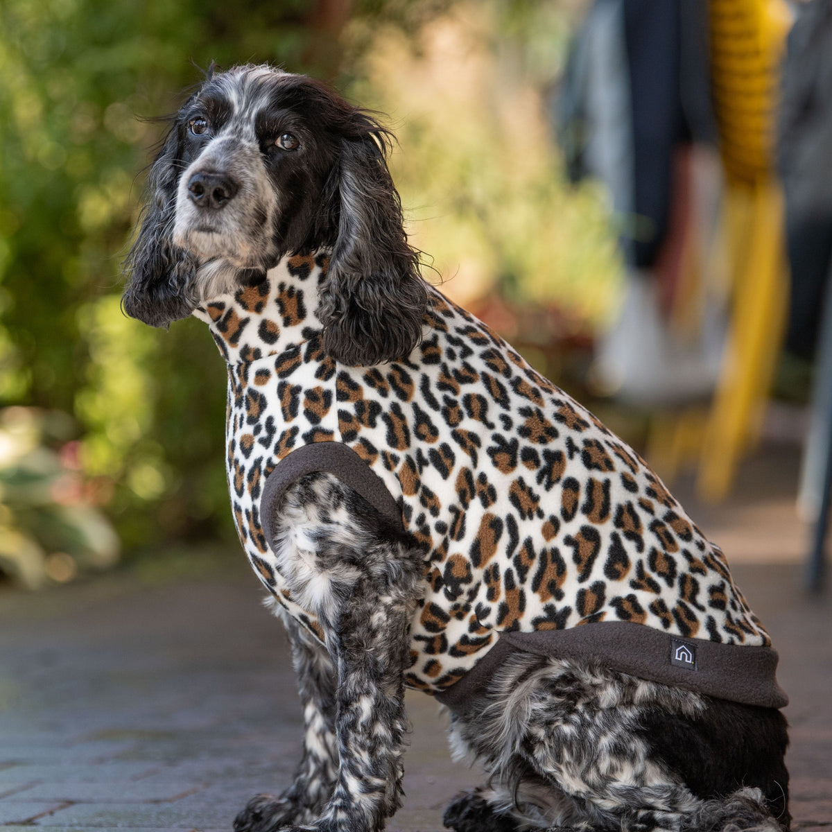 Wild Animal Print Fleece Jumper for Dogs