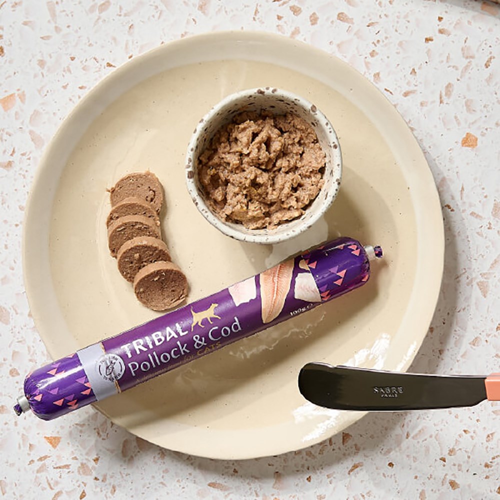 Tribal Gourmet Pollock and Cod Sausage for Cats