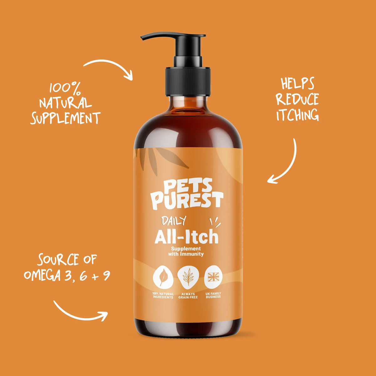 Pets Purest All Itch Salmon Oil