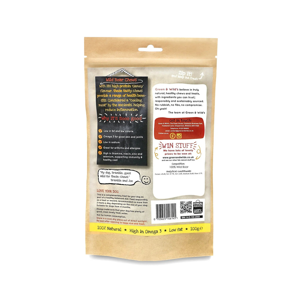 Green & Wilds Wild Boar Chews