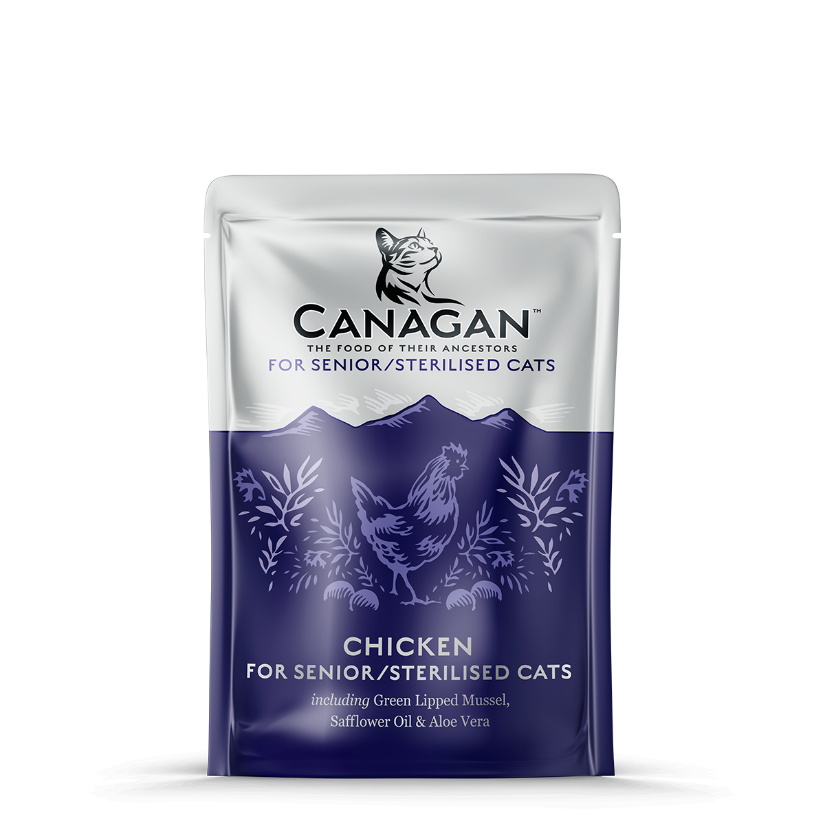 Canagan Senior / Sterilised Cat Food Pouch
