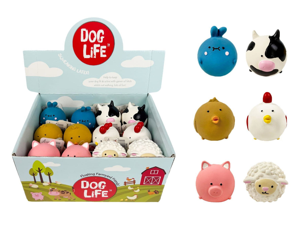 Dog Life Latex Farmyard Friends for Dogs