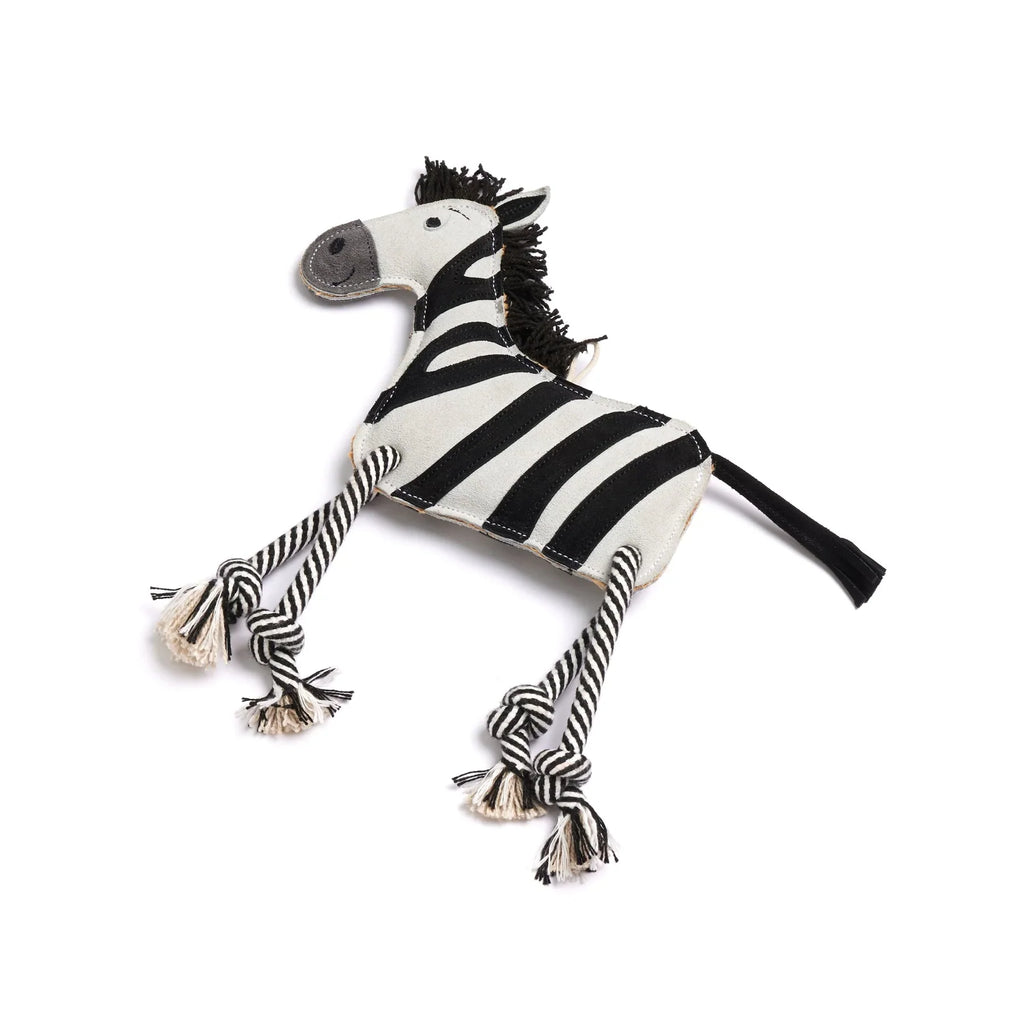 Green & Wilds Zambezi the Zebra Eco Dog Toy