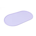Great&Small Penrose Lilac Oval Food Mat for Dogs