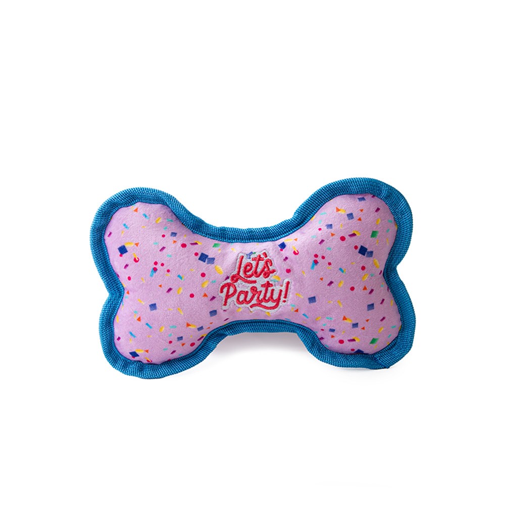 Great&Small Let's Party Bone Dog Toy