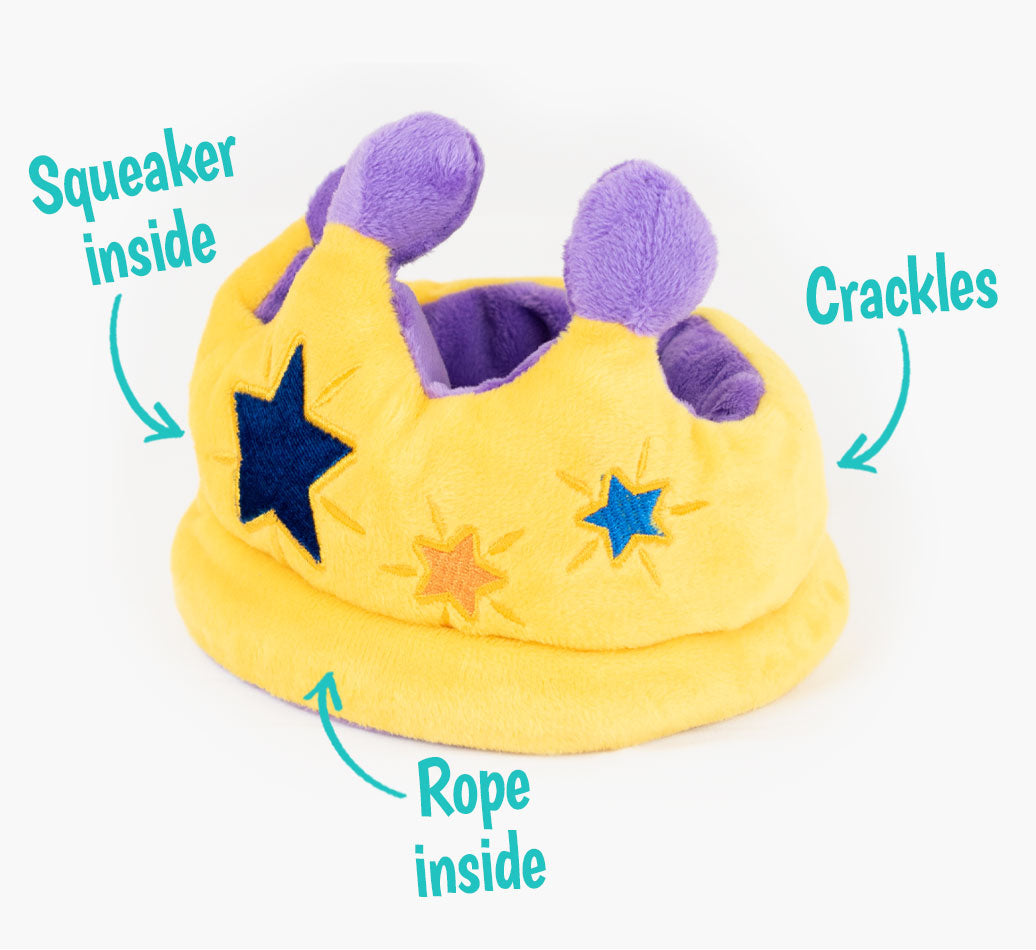P.L.A.Y. Gold Crown Dog Toy