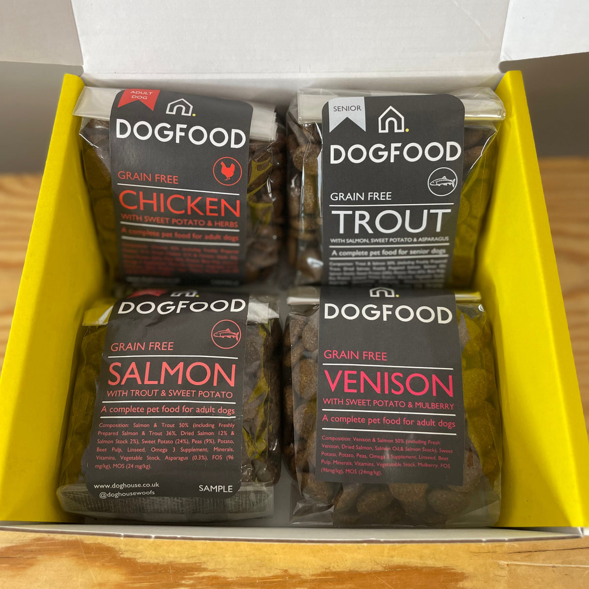 DOGFOOD Sample Pack of Adult Dog Food
