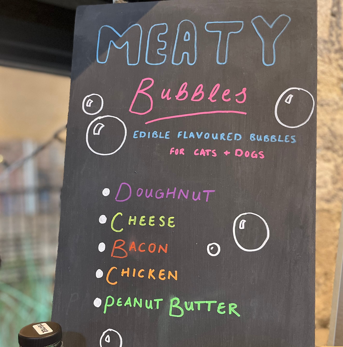 Meaty Edible Bubbles for Dogs