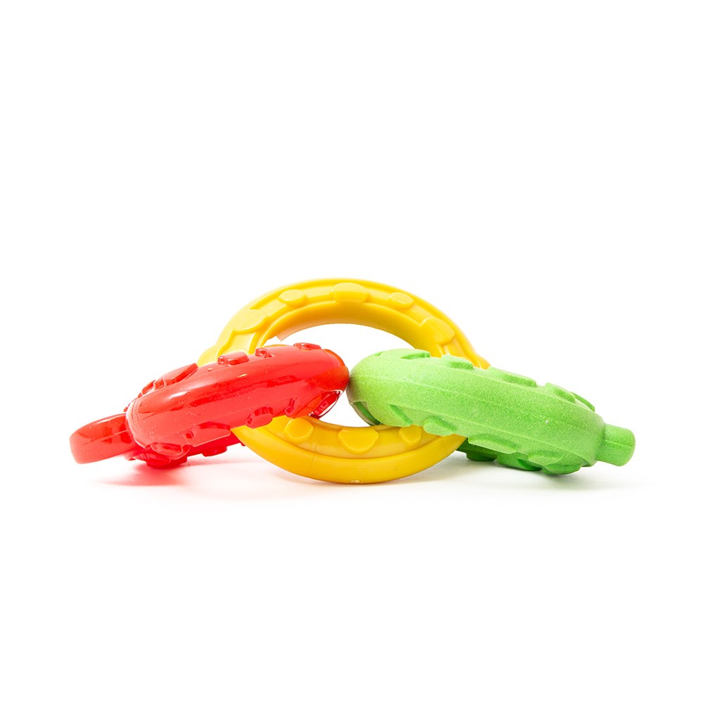 Little & Lively Three Fruit Chain Teething Toy
