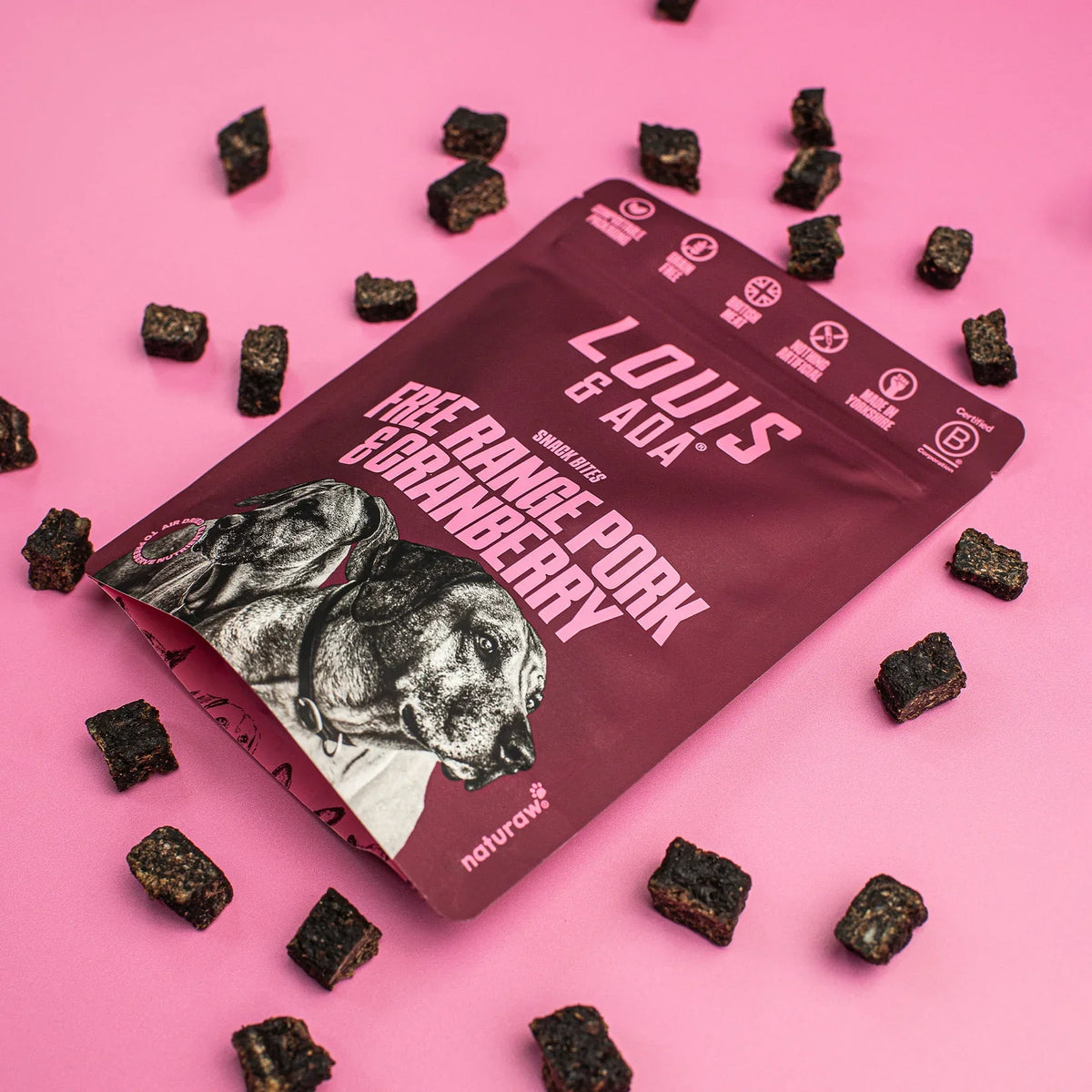 Naturaw Free Range Pork and Cranberry Snack Bites