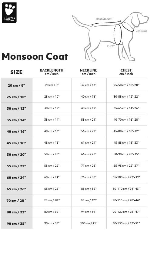 Hurtta Monsoon ECO Waterproof Dog Coat