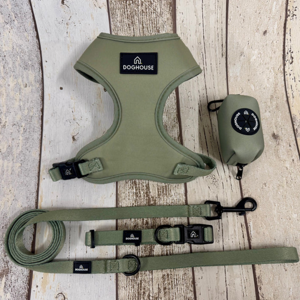 Pawliora Everyday Comfort Harness in Olive Green