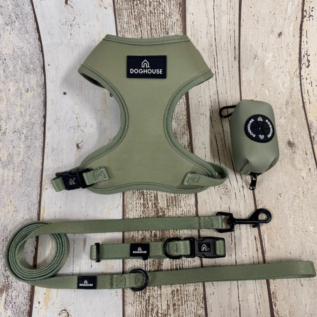 Pawliora Everyday Comfort Harness in Olive Green