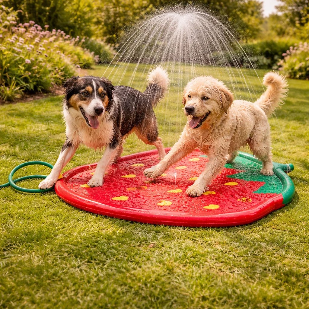Smart Choice Summer Pet Strawberry Water Sprinkler