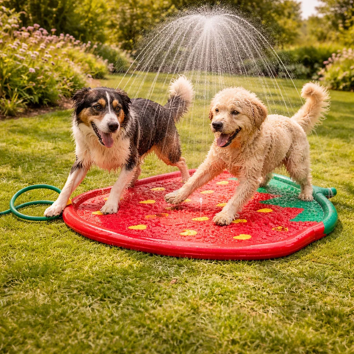 Smart Choice Summer Pet Strawberry Water Sprinkler
