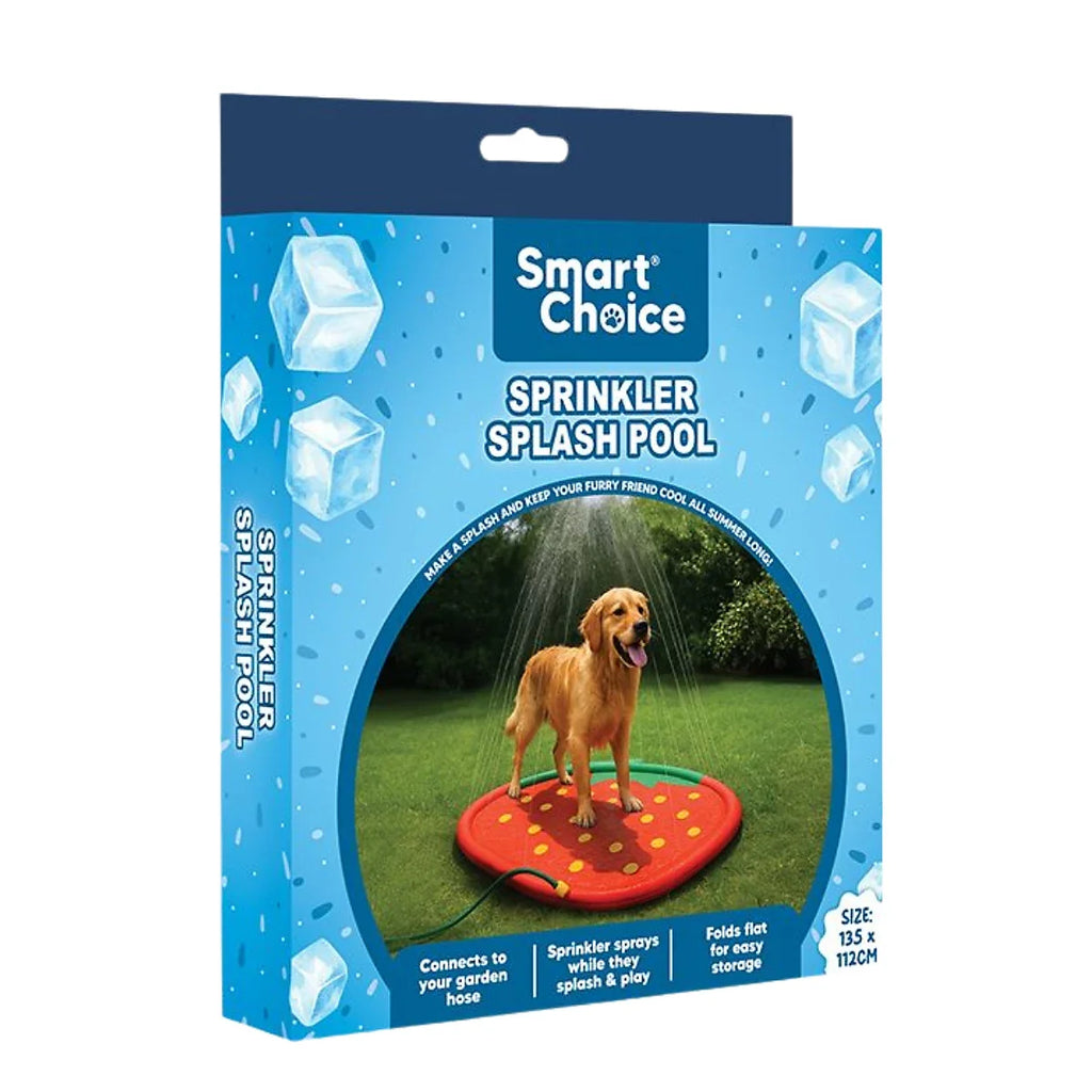 Smart Choice Summer Pet Strawberry Water Sprinkler